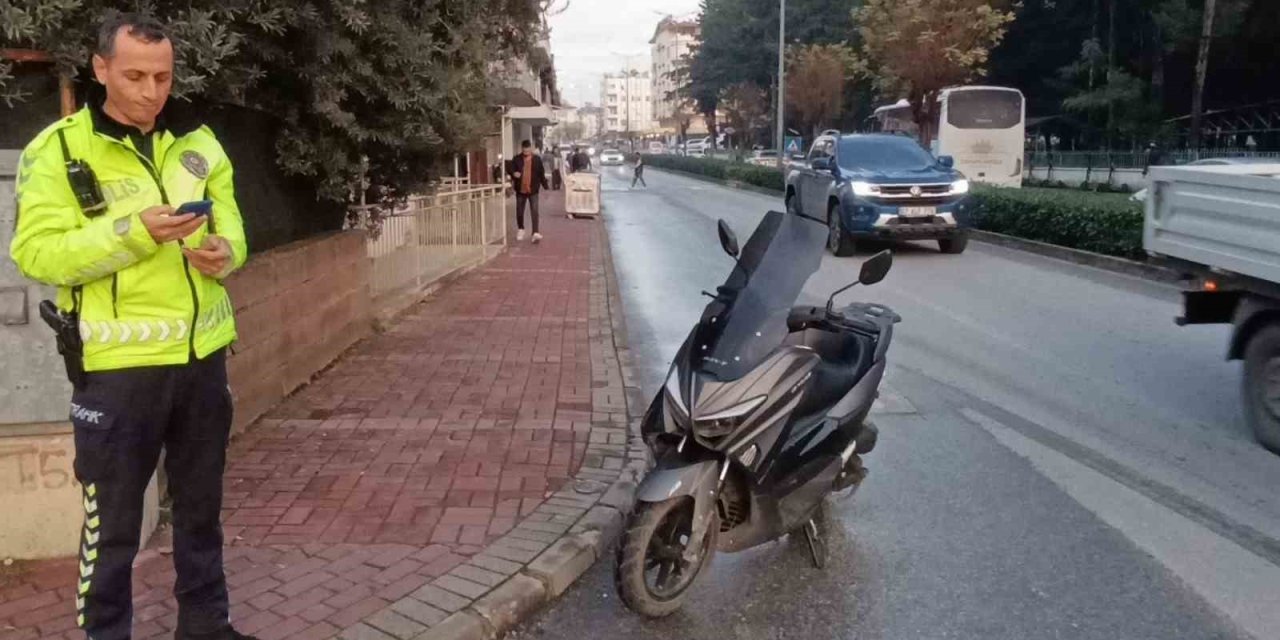Motosikletin Çarptığı Scooterdaki 5 Yaşındaki Çocuk Yaraladı