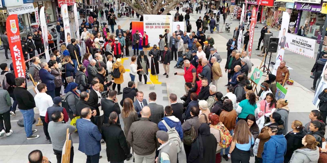 Tarsus’ta ‘Beyaz Baston Görme Engelliler Haftası’ Etkinliği