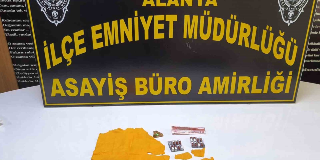 Alanya’da Uyuşturucu Madde Ele Geçirildi, 1 Şüpheli Yakalandı