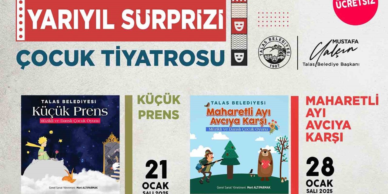 Talas’ta Çocuklara Yarıyıl Sürprizi
