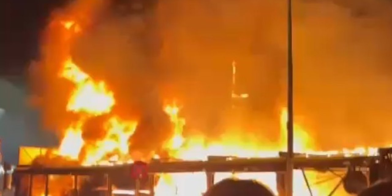 Antalya’da Gece Alevler Binayı Sardı, Korku Dolu Anlar Yaşandı