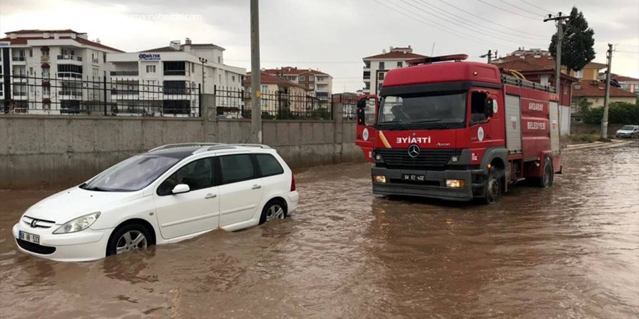 Aksaray'da Sağanak