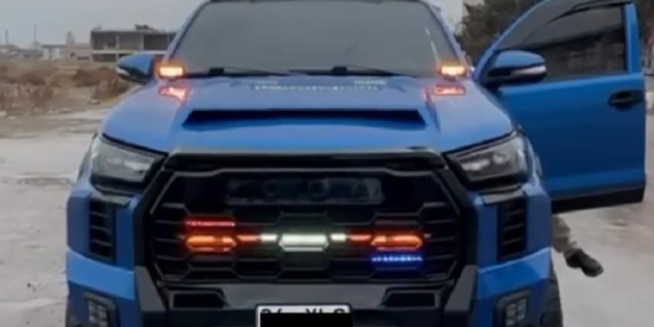 Aracına Çakar Lamba Taktırdı, 161 Bin Lira Ceza Yedi