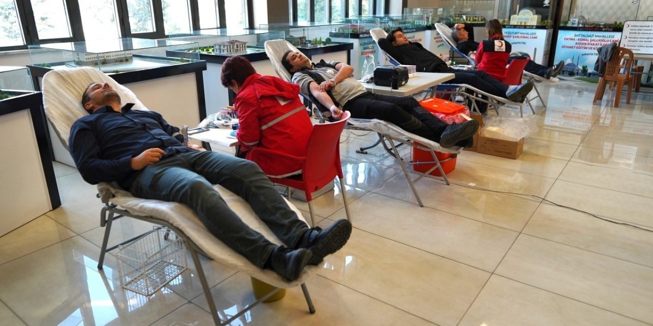 Melikgazi Belediyesi’nden Kızılay’a Kan Bağışı Desteği