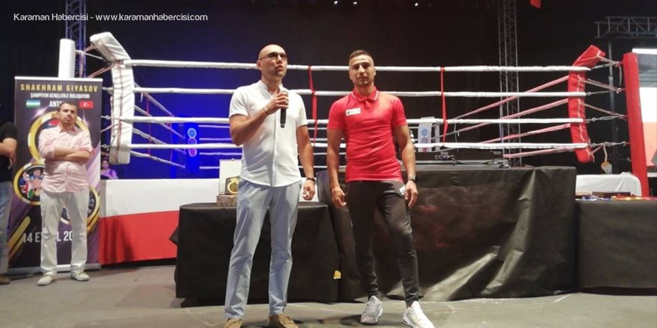 Boksör Shakhram Giyasov, Farkındalık İçin Ringe Çıktı