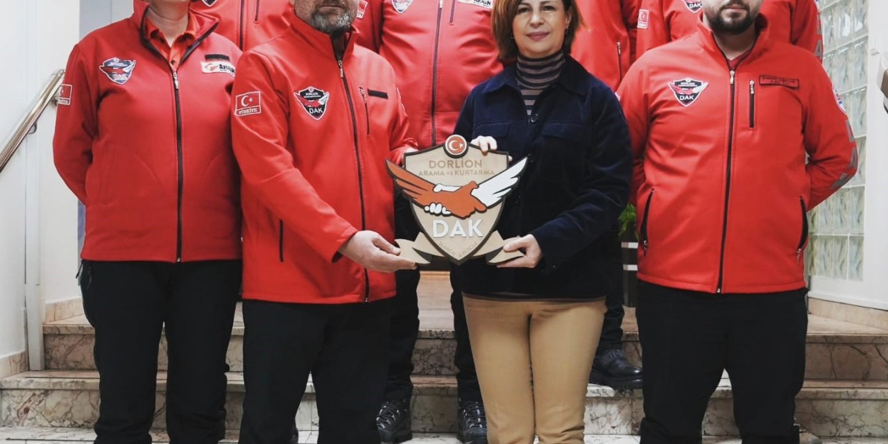 Dorlion Arama Kurtarma Derneği’nden Başkan Ayşe Ünlüce’ye Ziyaret