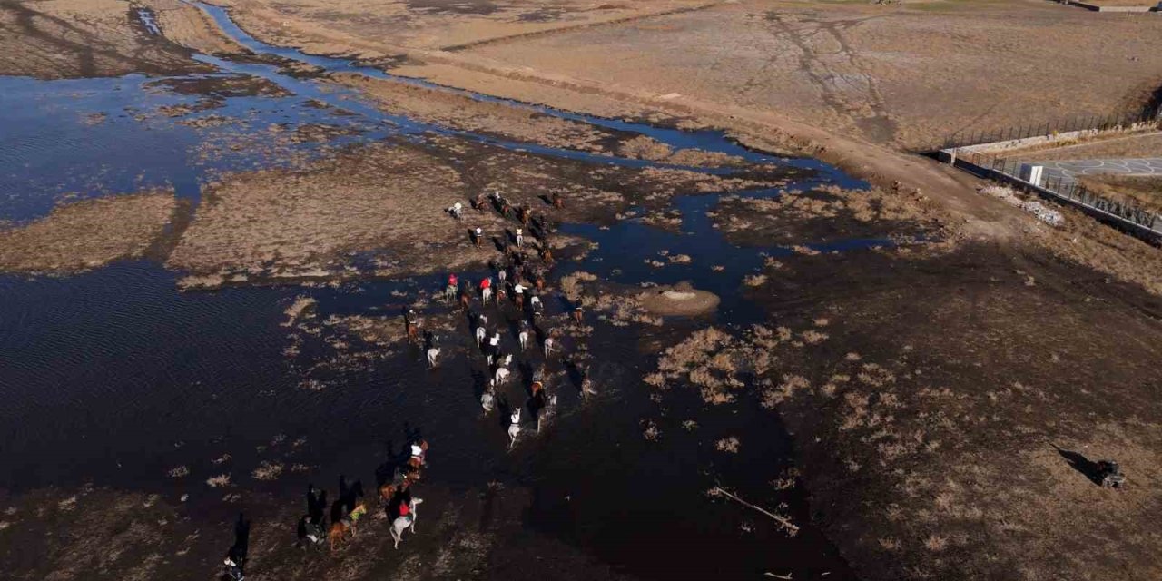 Yılkı Atları Diyarı Hürmetçi’de Atlı Safari