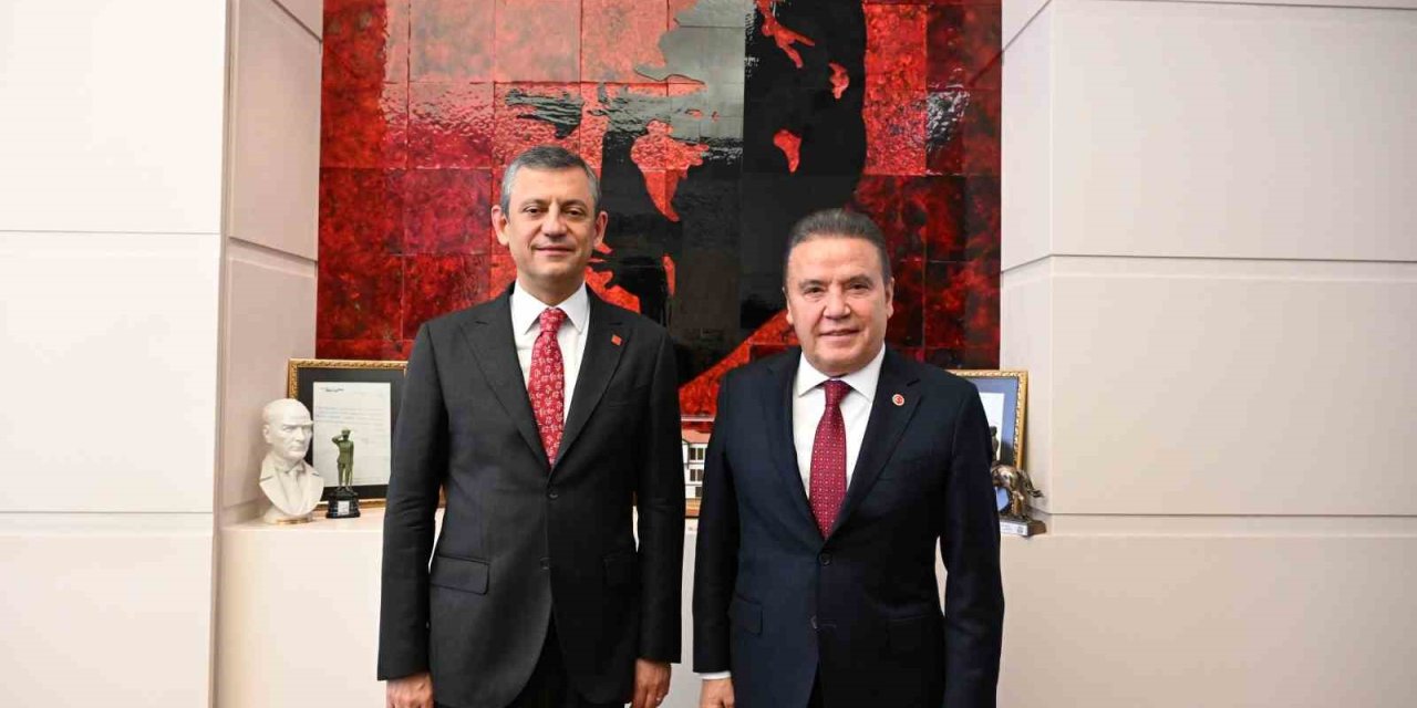 Başkan Böcek, Chp Lideri Özel İle Görüştü