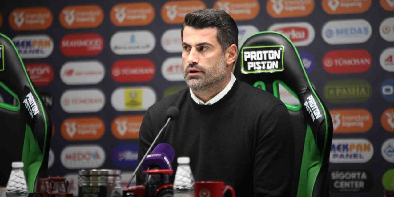 Volkan Demirel: "konyaspor’u Tebrik Ediyorum"