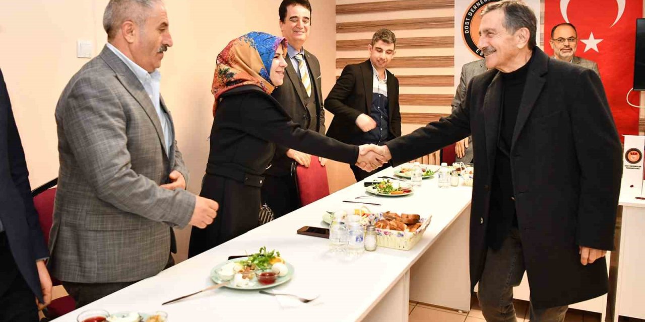 Başkan Ataç’tan Dost Dernekler Federasyonuna Ziyaret