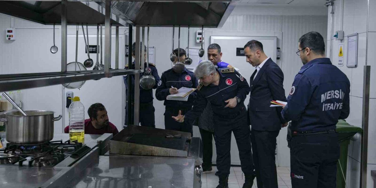 Mersin’de Oteller Yangın Riskine Karşı Denetleniyor