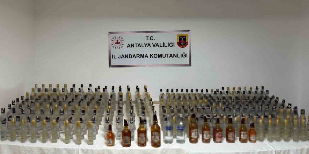 Antalya’da Kaçak Ve Sahte Alkol Operasyonu