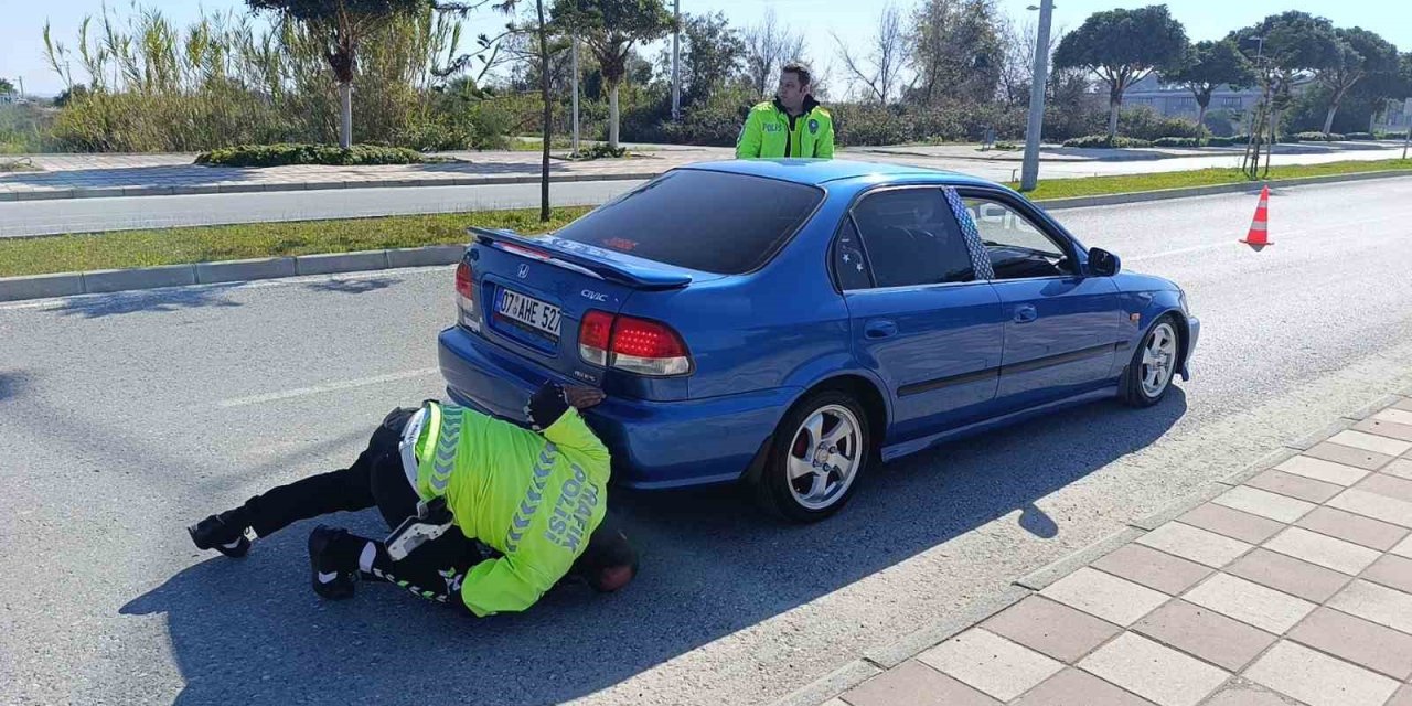 Antalya’da Abartılı Egzoza 7 Bin 129 Lira Ceza