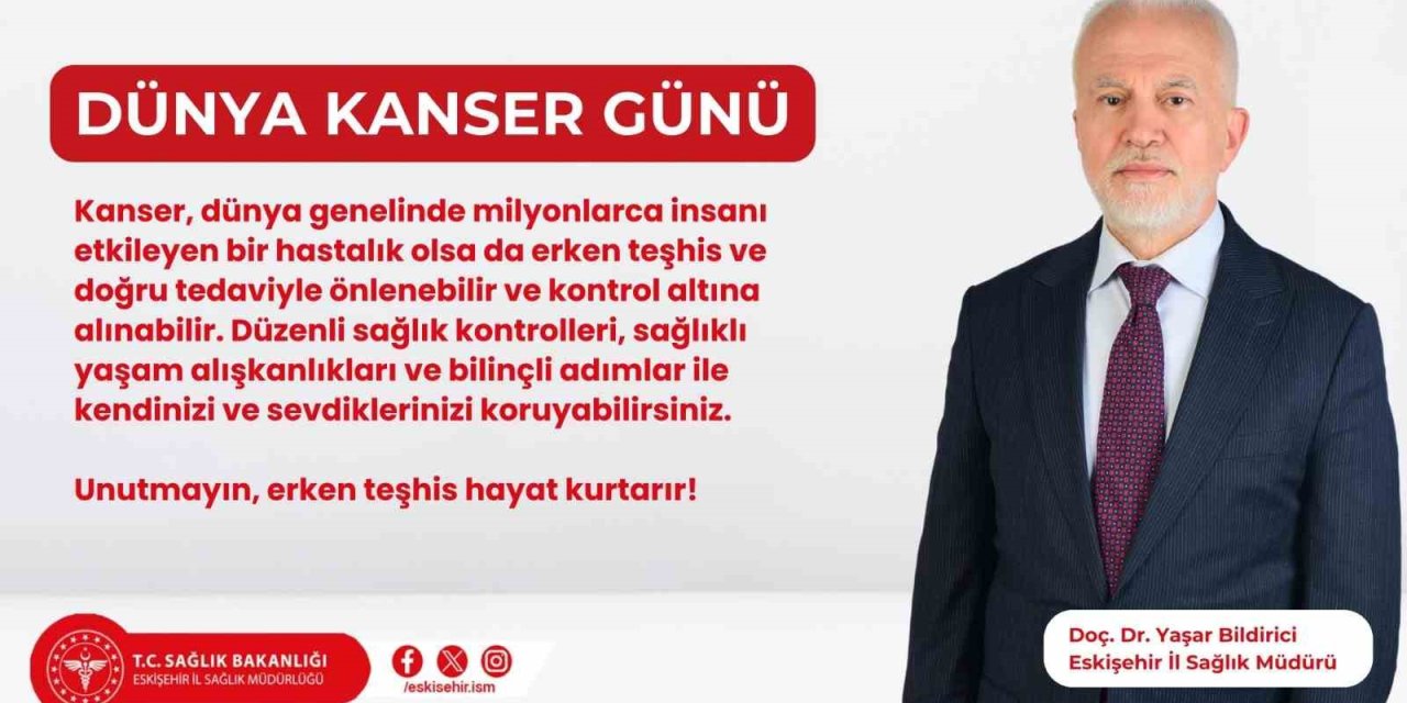 İl Sağlık Müdürü Doç. Dr. Bildirici, "kanser Konusunda Farkındalık Ve Eğitim Arttırılmalı"