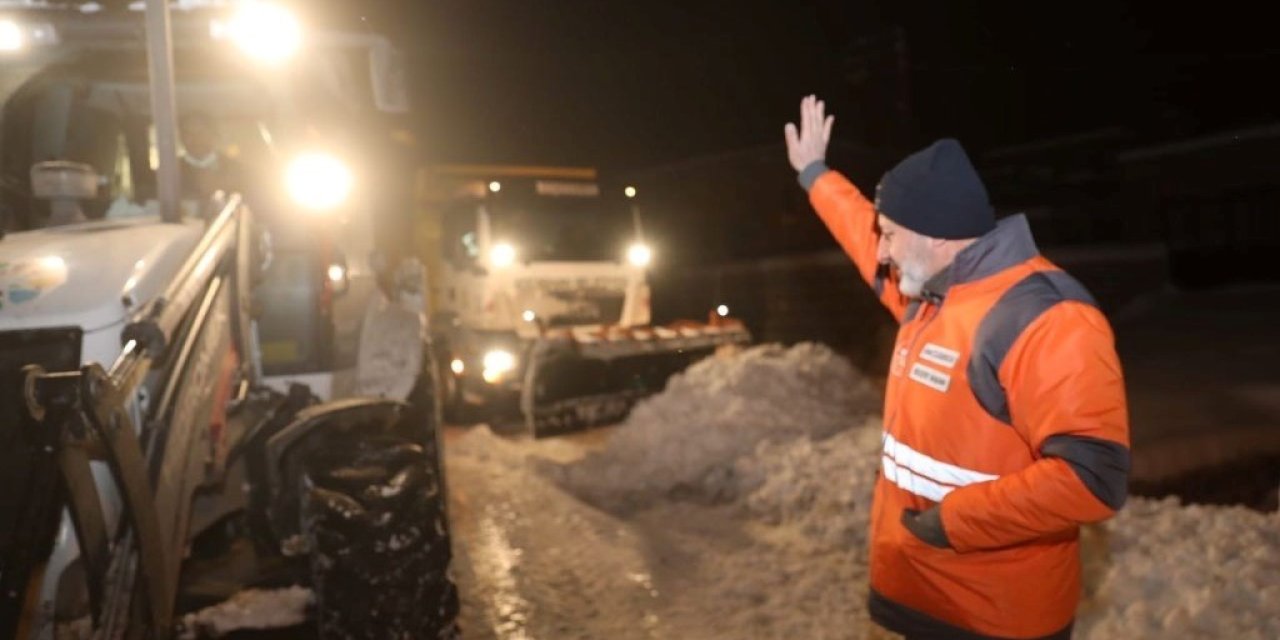 Kocasinan Kar Yağışına Hazır