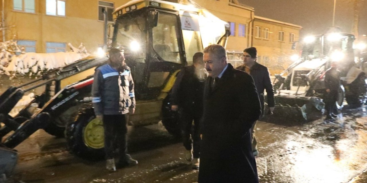 Melikgazi, Güvenli Ulaşım İçin Gece Gündüz Görev Başında