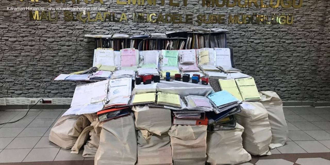 Ankara Merkezli 5 İlde 1 Milyarlık "Naylon Fatura" Operasyonu