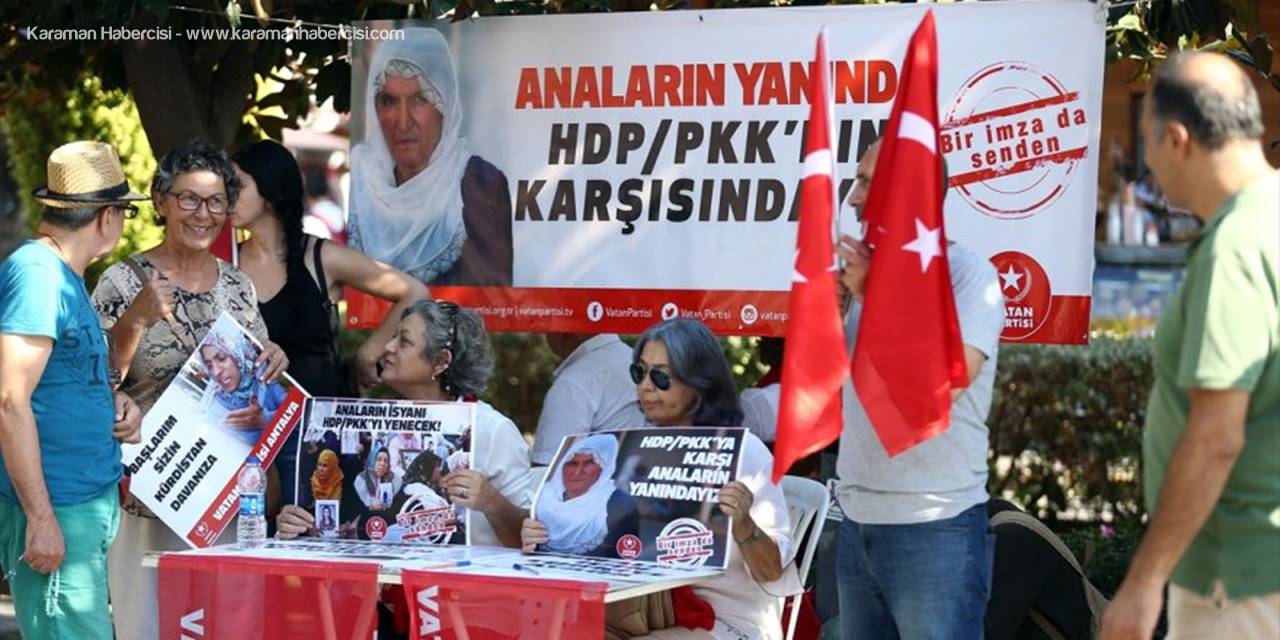 Antalya'dan Diyarbakır Annelerinin Oturma Eylemine Destek