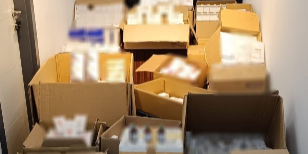 Antalya’da 5 Bin 105 Kutu Kaçak İlaç Ele Geçirildi