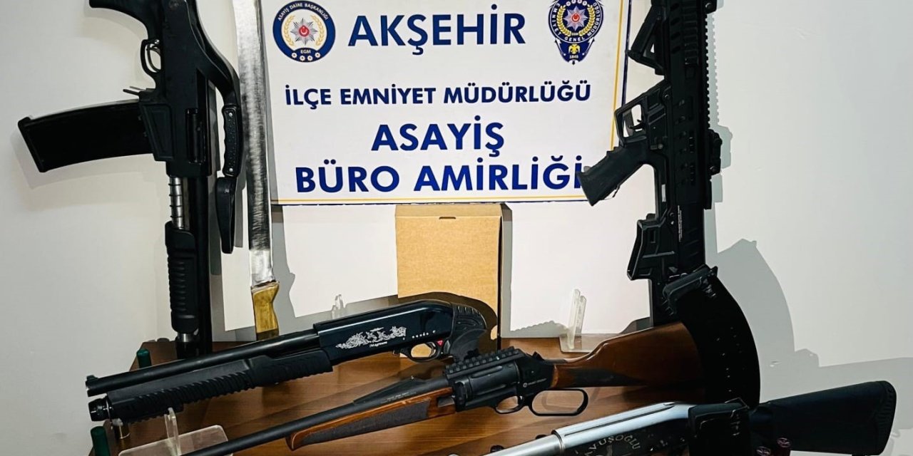 Konya’da İş Yerinden Cephanelik Çıktı