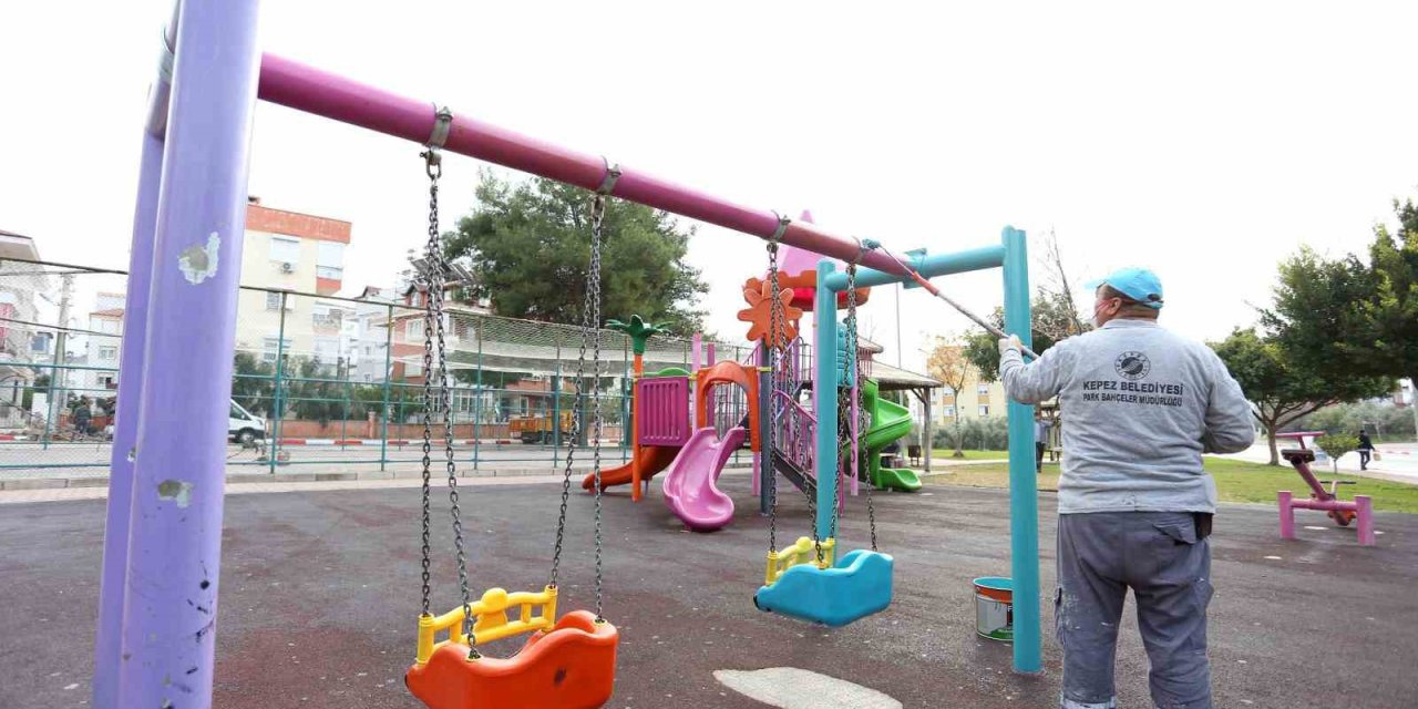 Kepez’de Parklara Rötuş: 64 Park Yenilendi