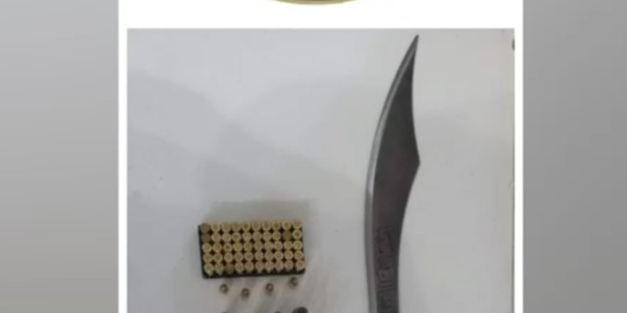 Kılıçla Etrafa Zarar Veren Suç Makinesi Yakalandı