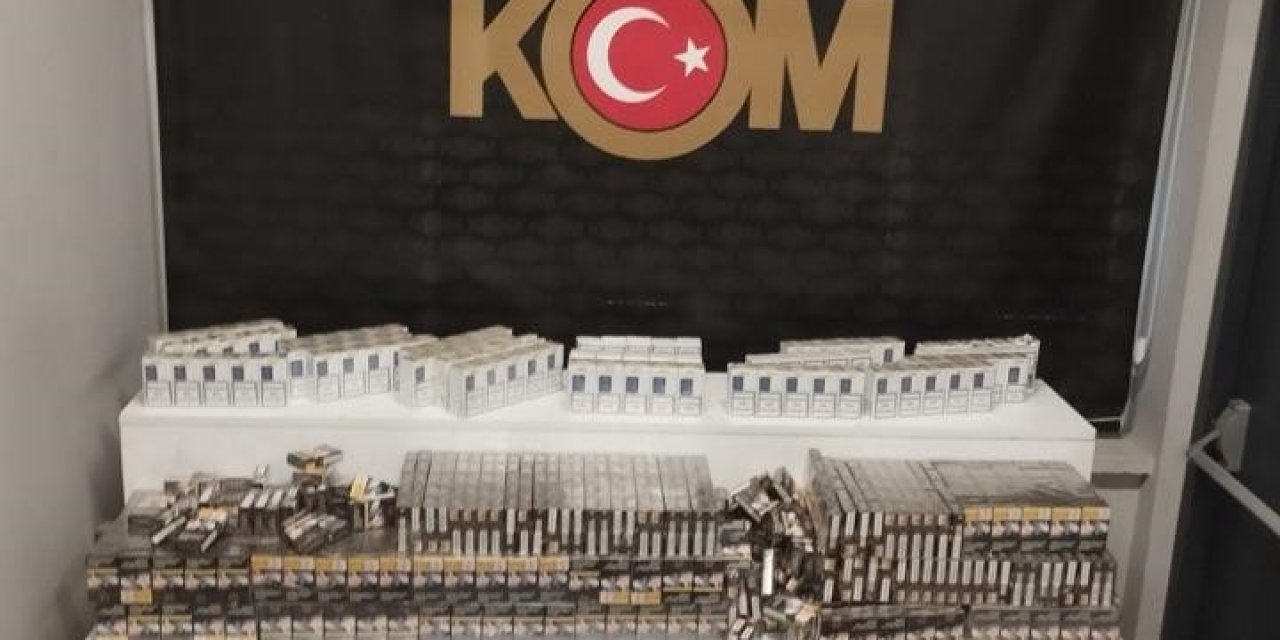 2 Bin 200 Paket Kaçak Sigara Ele Geçirildi