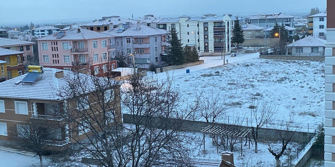 Kulu’da Kar Yağışı Etkili Oldu