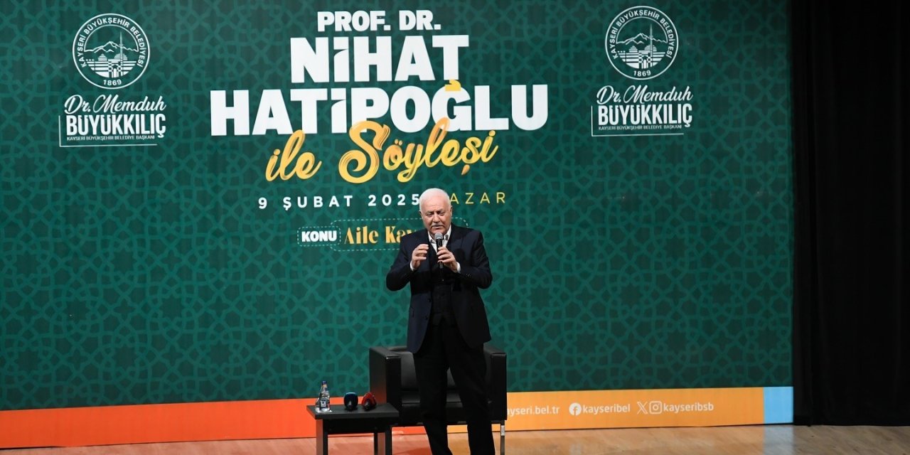 Prof. Dr. Hatipoğlu Kayserililere ’aile Kavramı’nı Anlattı