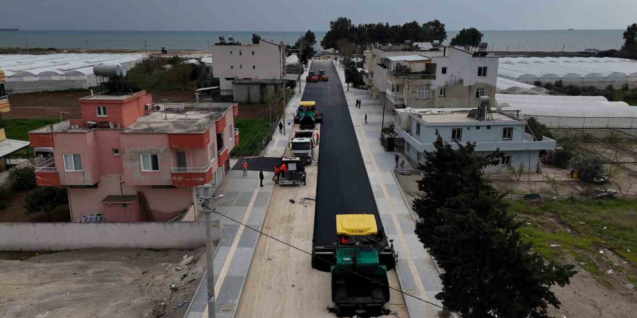 Kazanlı’da Yol Çalışmaları Başladı