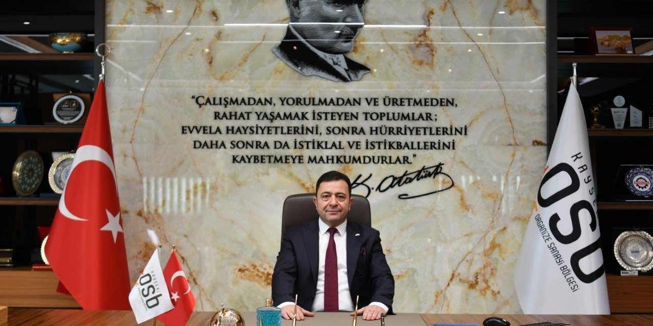 Kayseri Osb Başkanı Yalçın Kayserililerin Ve Sanayicilerin Berat Kandilini Kutladı