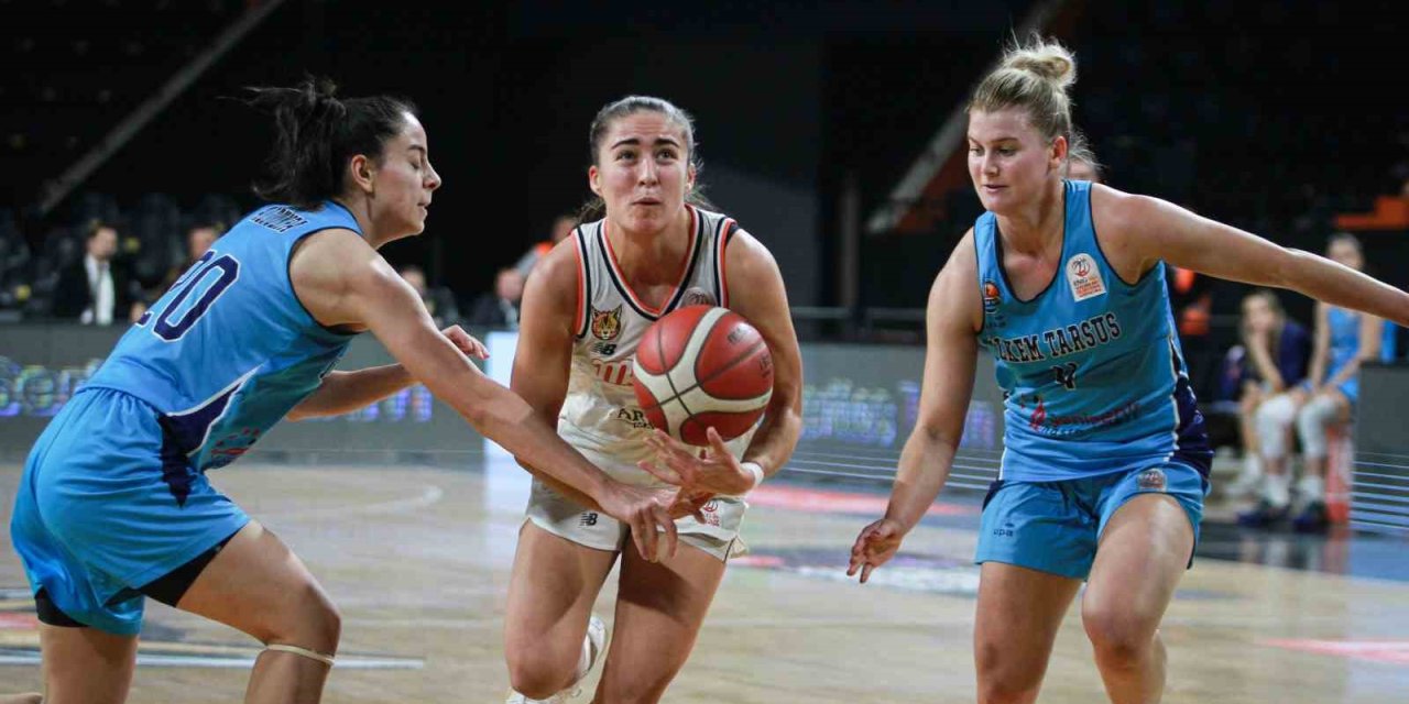 Türkiye Kadınlar Basketbol Süper Ligi: Çbk Mersin: 77 - Tarsus Spor: 66