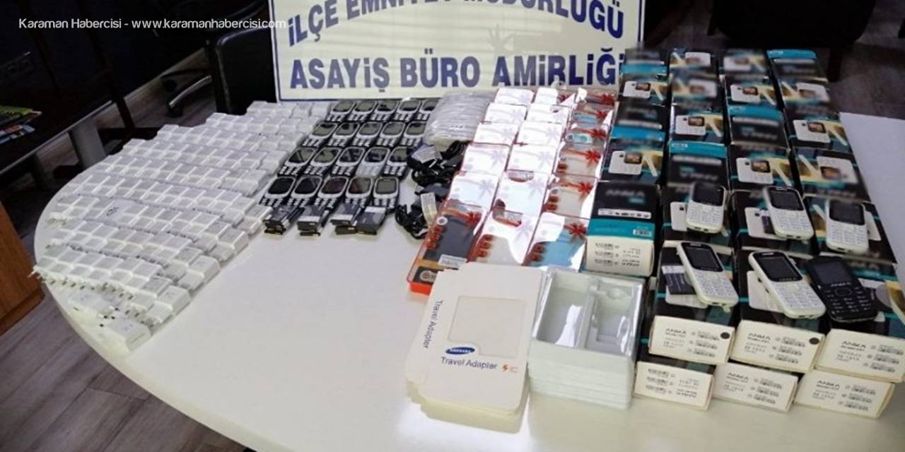 Alanya’da Kaçak Cep Telefonu Operasyonu