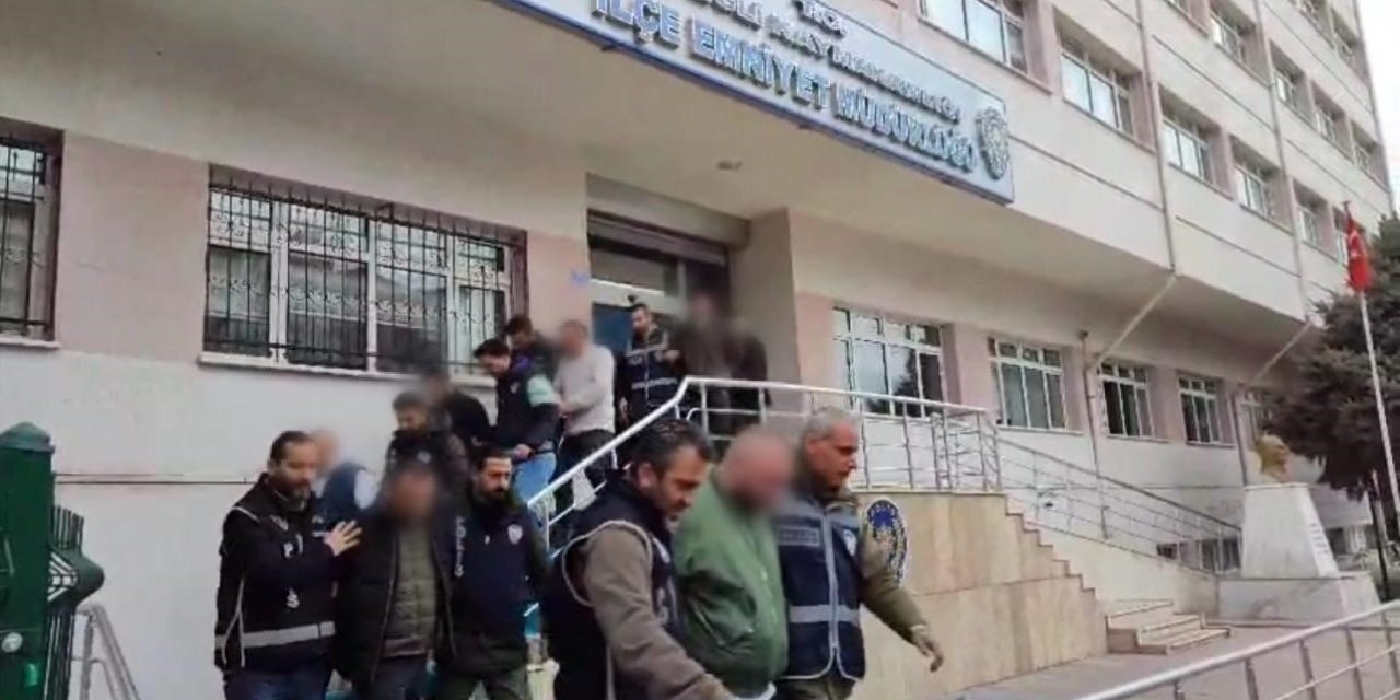 Konya’da Suç Örgütüne Operasyon: 5 Tutuklama