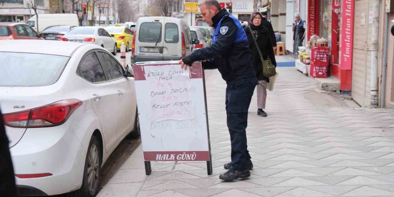 Odunpazarı Zabıta Ekipleri Kaldırım İşgallerine Geçit Vermiyor