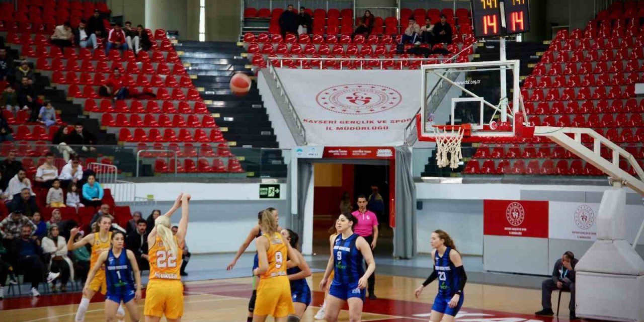 Türkiye Kadınlar Basketbol Süper Ligi: Melikgazi Kayseri Basket: 93 - Bodrum Basketbol: 43