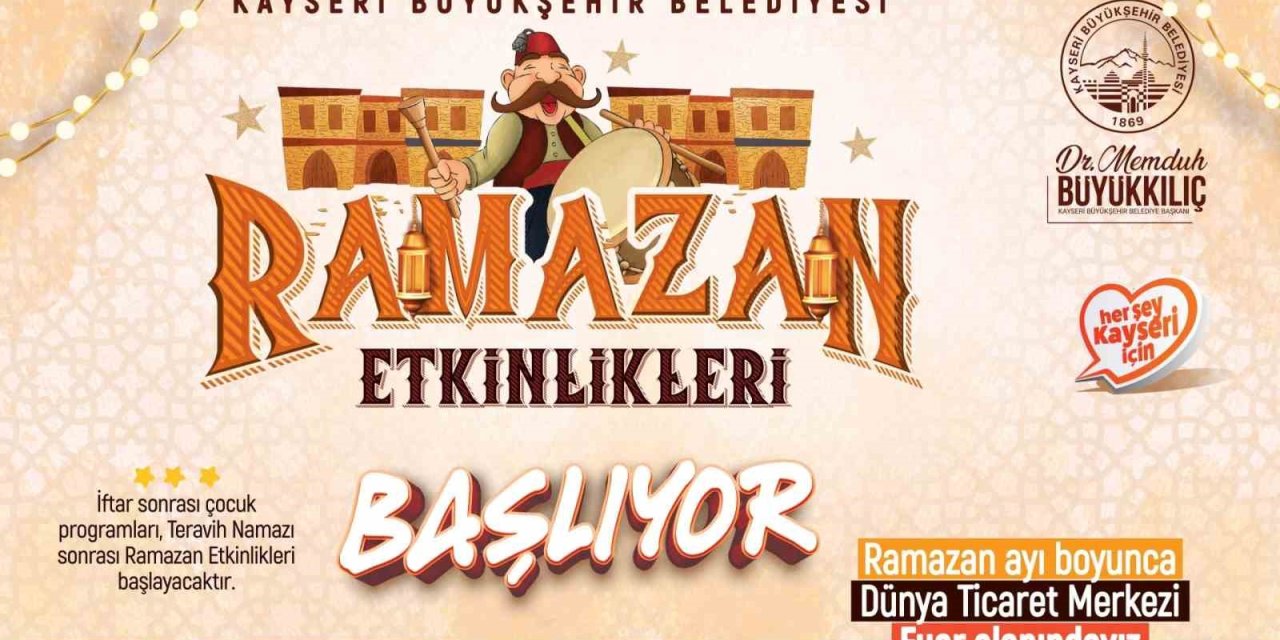 Büyükşehir İle Kayseri’de ‘ramazan Etkinlikleri’ Heyecanı