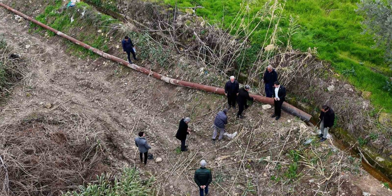 Mersin’de Üreticilerin Sulama Suyu Sorunu Çözülüyor