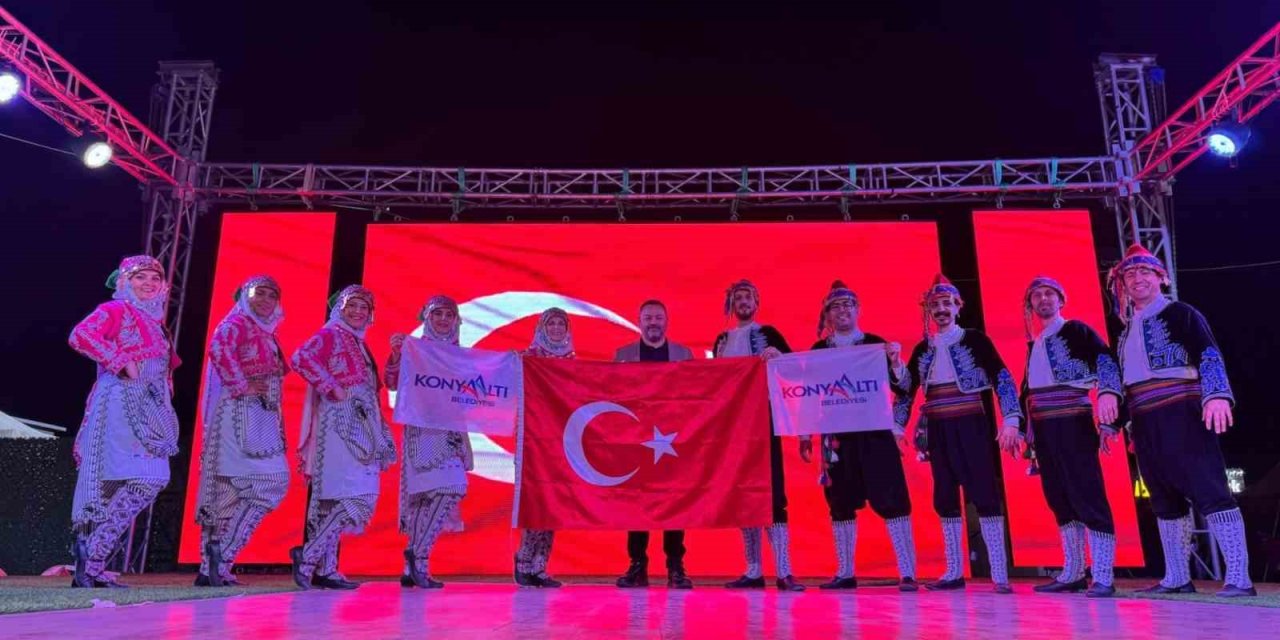 Konyaaltı Halk Oyunları Topluluğu Kuveyt’te Sahne Aldı