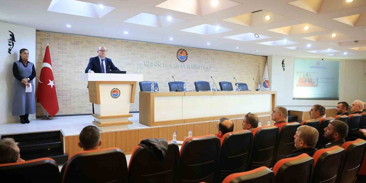 Mersin’de ’ıspm-15 Isıl İşlem Bilgilendirme Toplantısı’ Düzenlendi