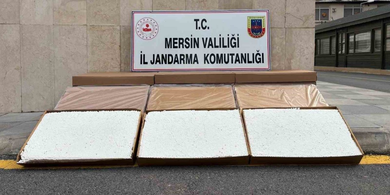 Mersin’de 84 Bin Adet Makaron Ele Geçirildi