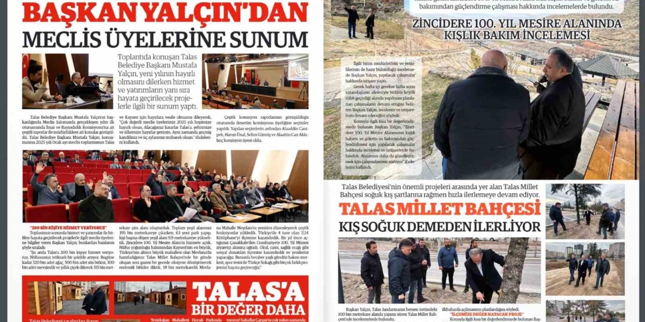 Gazete Talas Dijital Yayında