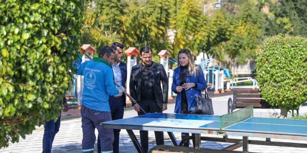 Alanya Belediyesi Kemal Beyaz Parkını Yeniledi