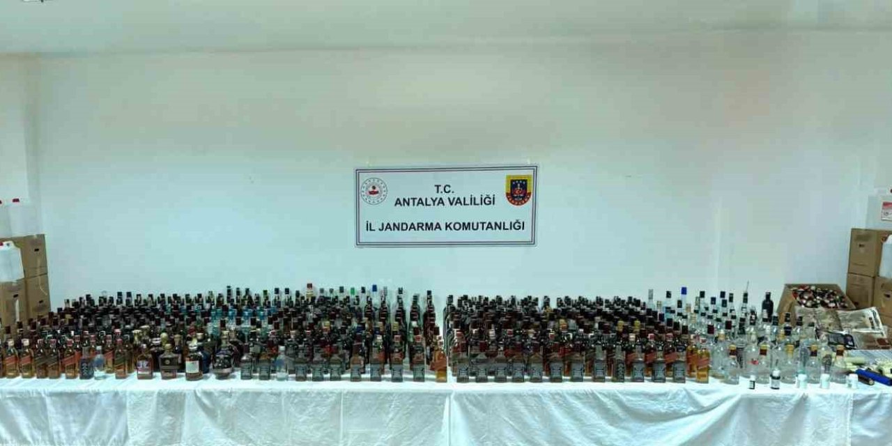 Antalya’da 5 Bin Litre Kaçak/sahte Alkol Ele Geçirildi
