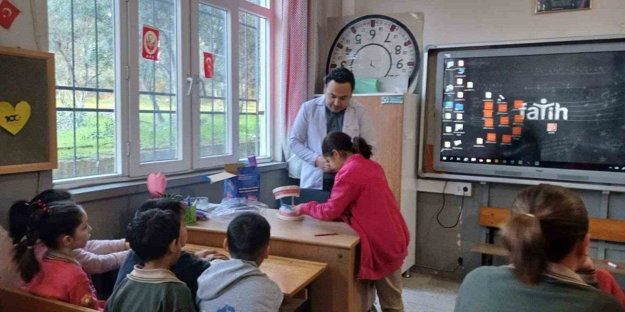 Bozyazı’da Öğrencilere ’ağız Ve Diş Sağlığı’ Eğitimi Verildi