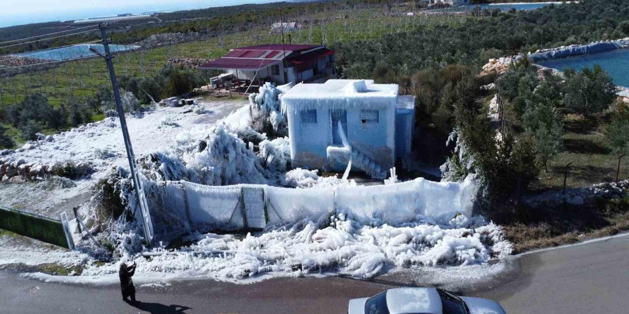 Sibirya Değil Mersin: Oluşan Manzara Buzul Çağına Götürdü