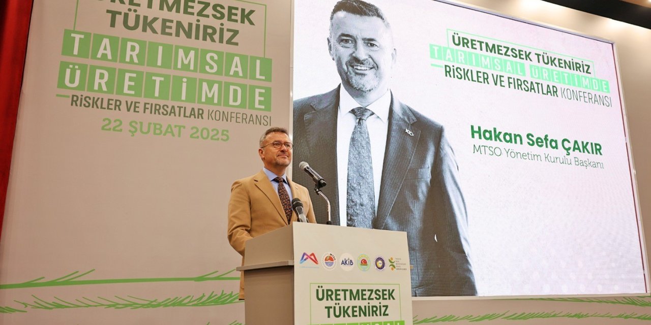Mersin’de ’üretmezsek Tükeniriz Tarım Konferansı’ Düzenlendi