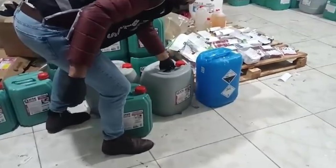 Kayseri’de Tonlarca Sahte Parfüm Ve Deterjan Ele Geçirildi