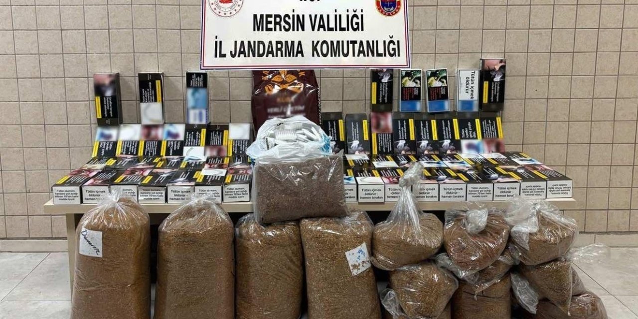Mersin’de Kaçak Makaron Operasyonu: 4 Gözaltı