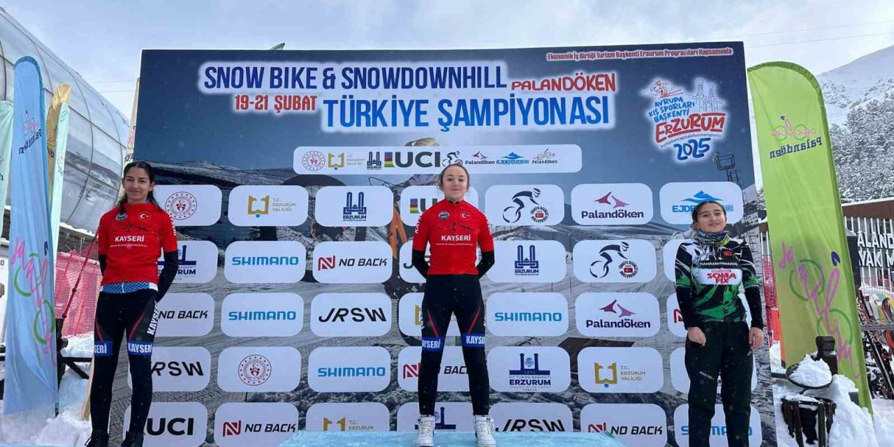 Snowbike Türkiye Şampiyonası’na Kayseri Damgası
